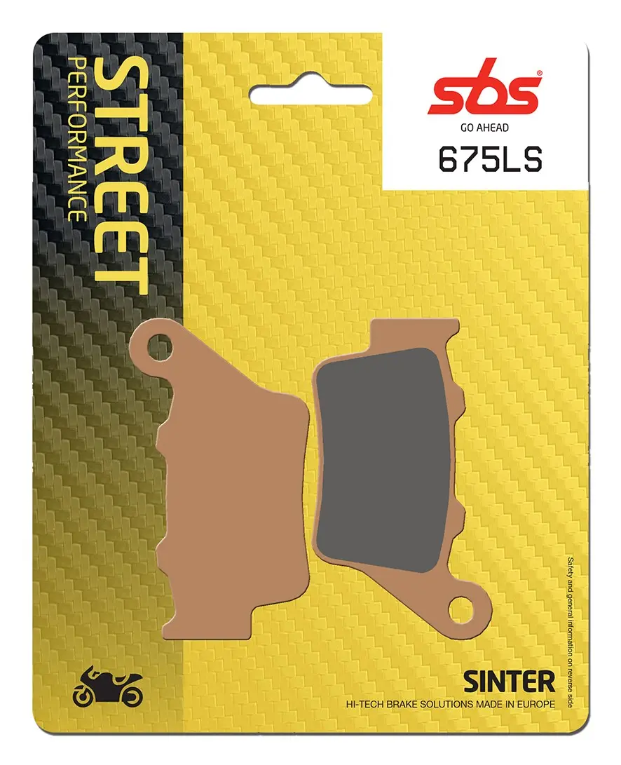 Plaquettes de frein arrière SBS 675 (LS)