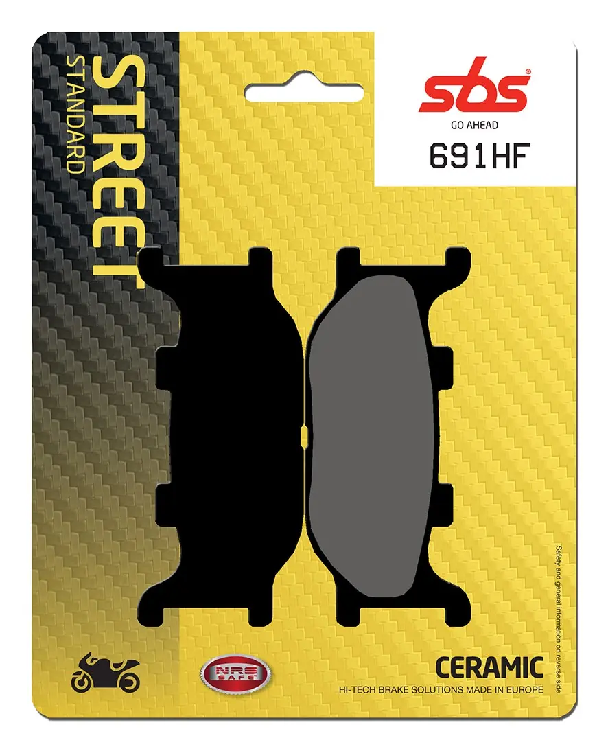 Plaquettes de frein arrière SBS 691HF