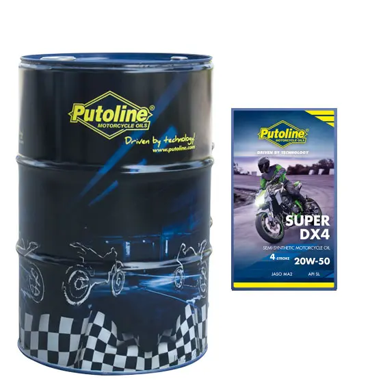 Putoline 200L Fass Motoröl 4T 20W-50 Semi-Synthetisch Super DX4