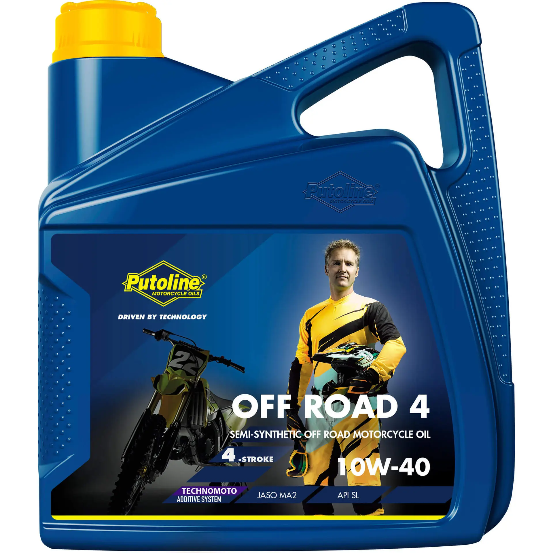 Huile moteur 4 temps 10W-40 semi-synthétique Off Road 4L PUTOLINE