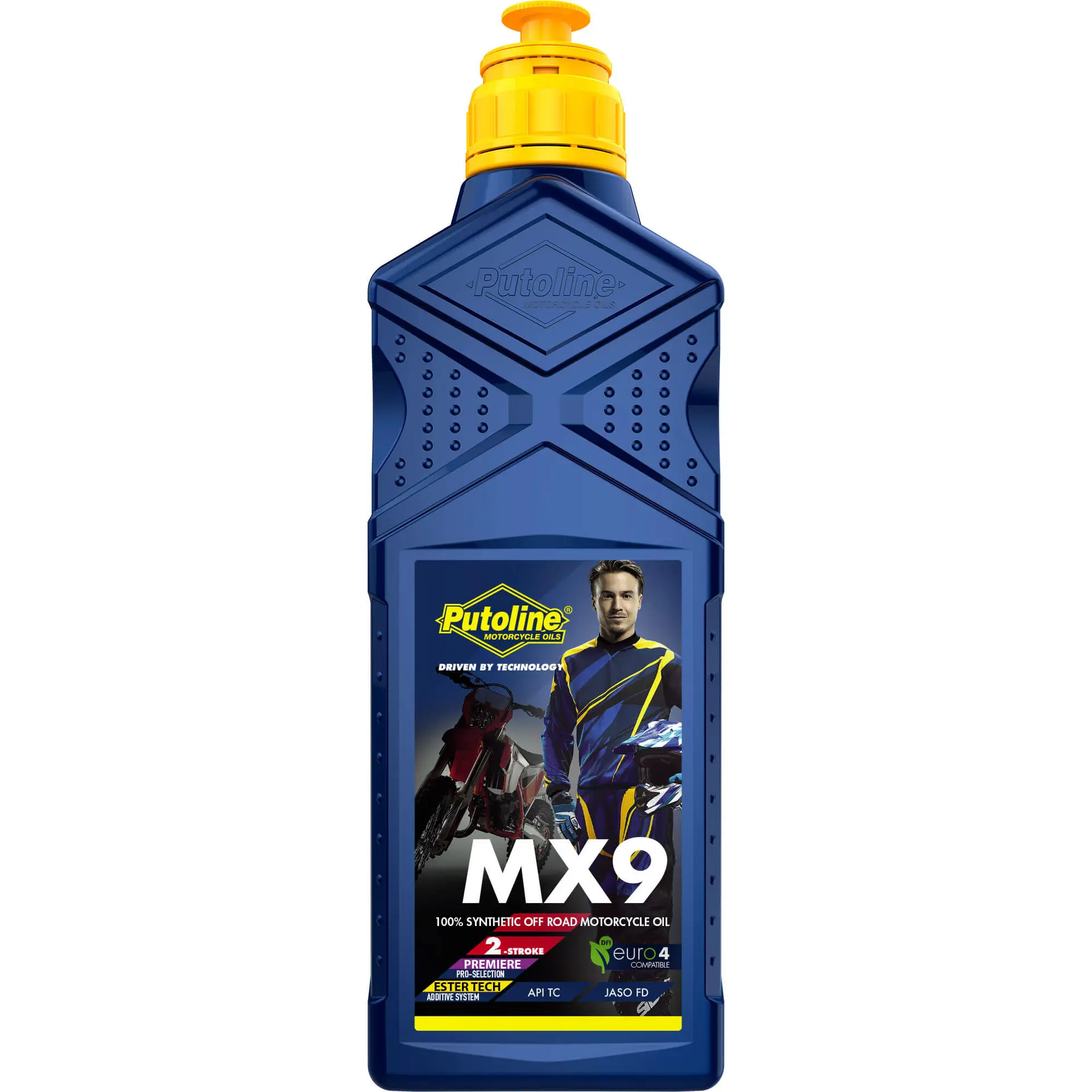 Mootoriõli 2T MX9 Ester tech 100% süntees 1L Putoline — 3. vaade