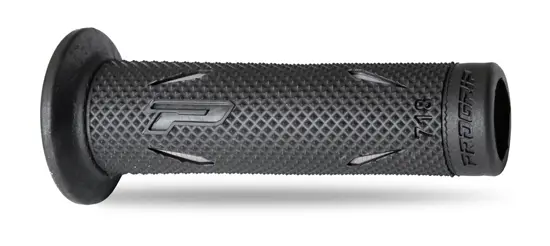 Нашлемник за ръкохватка Progrip 718 двойна плътност черно-сив Open End 122 mm (чифт)
