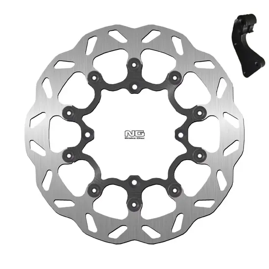 NG BRAKES 플로팅 웨이브 디스크 및 후면 브레이크 캘리퍼 브래킷 키트