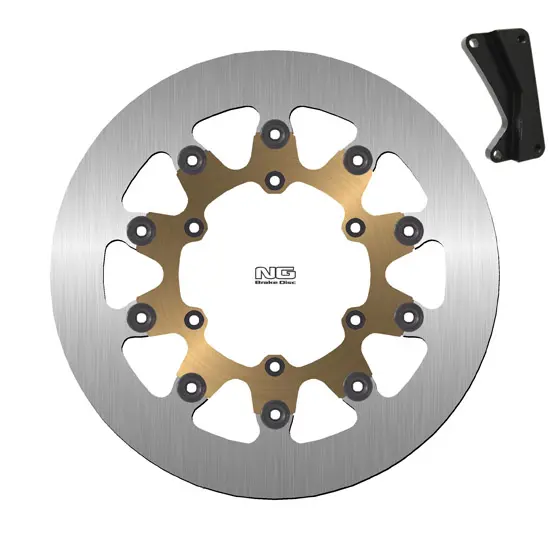 NG BRAKES Satz Hinterrad-Schwimmscheibenbremsscheibe Voll und Aufnahme