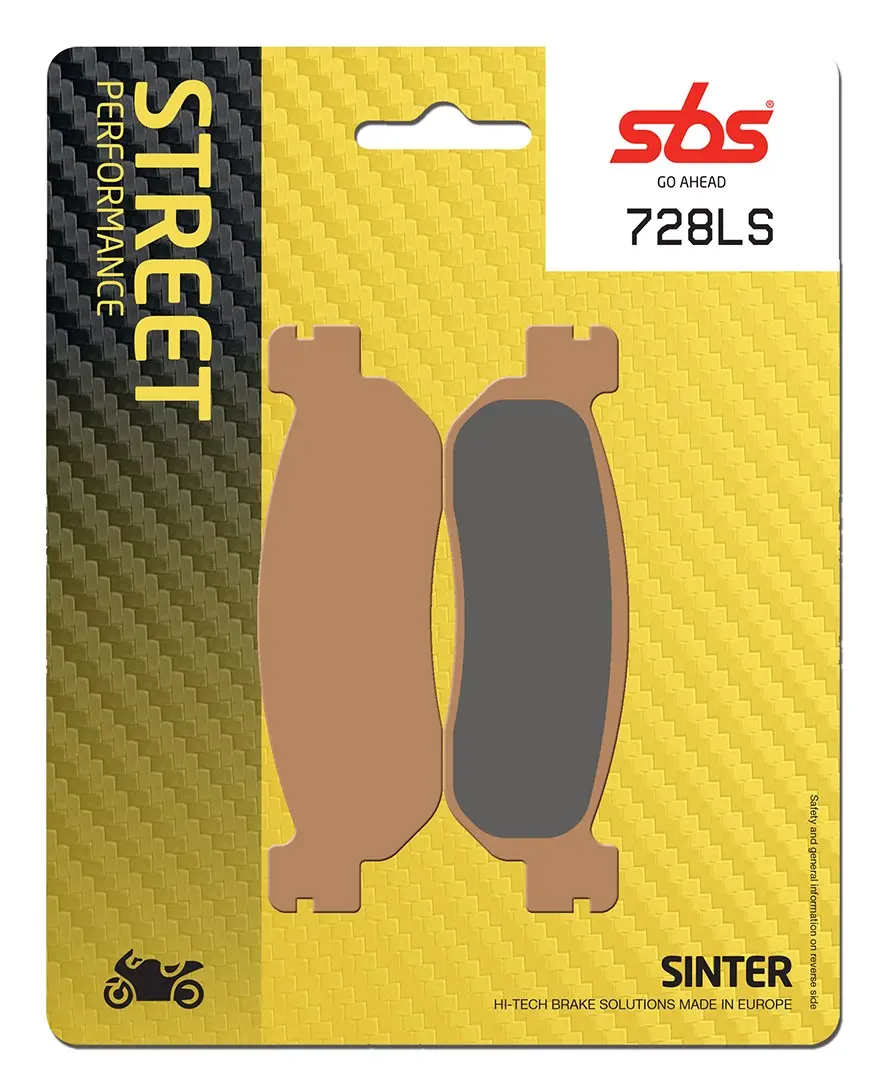 Galinės stabdžių trinkelės SBS 728 (LS)
