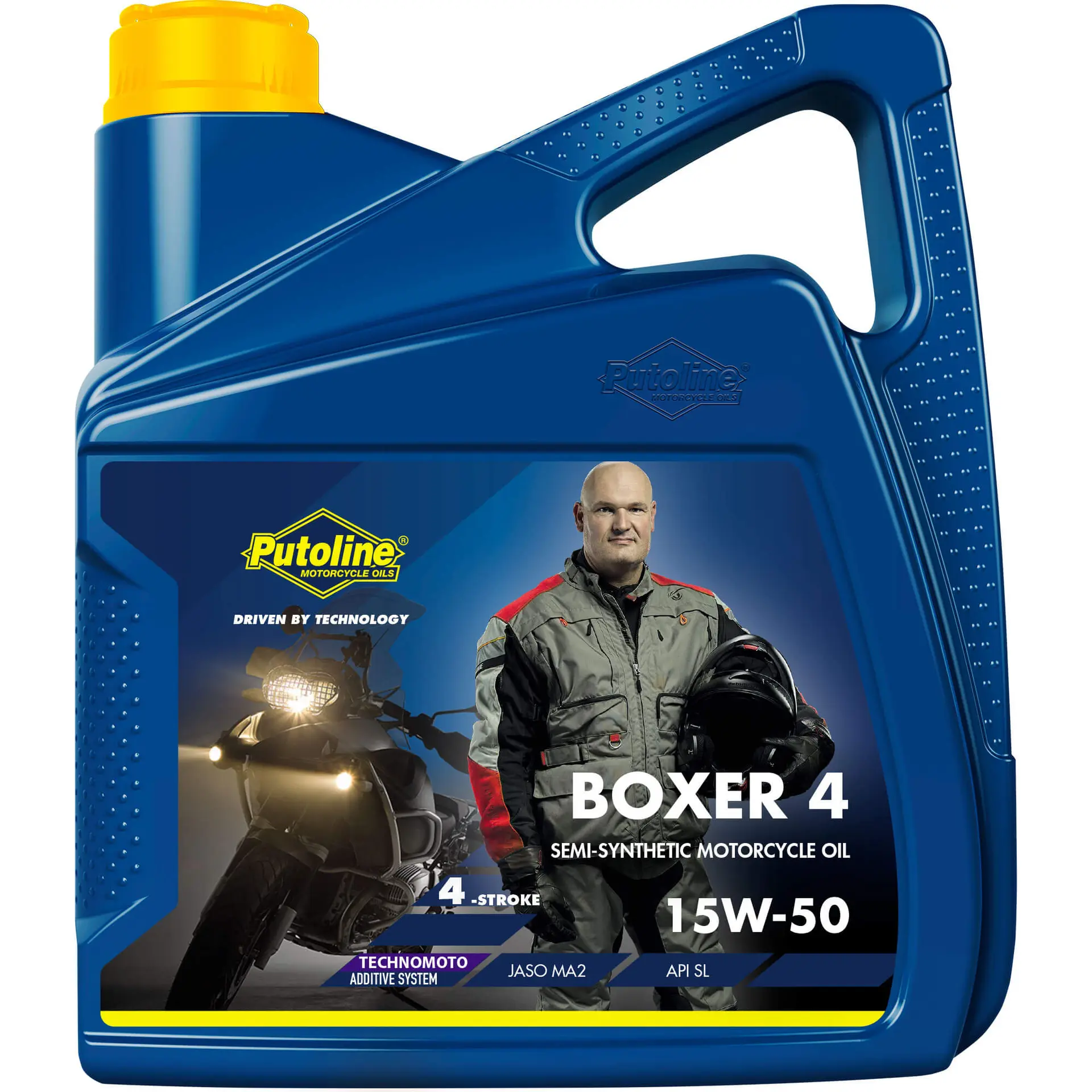 Aceite de motor 4 tiempos 15W-50 síntesis completa Boxer 4L Putoline