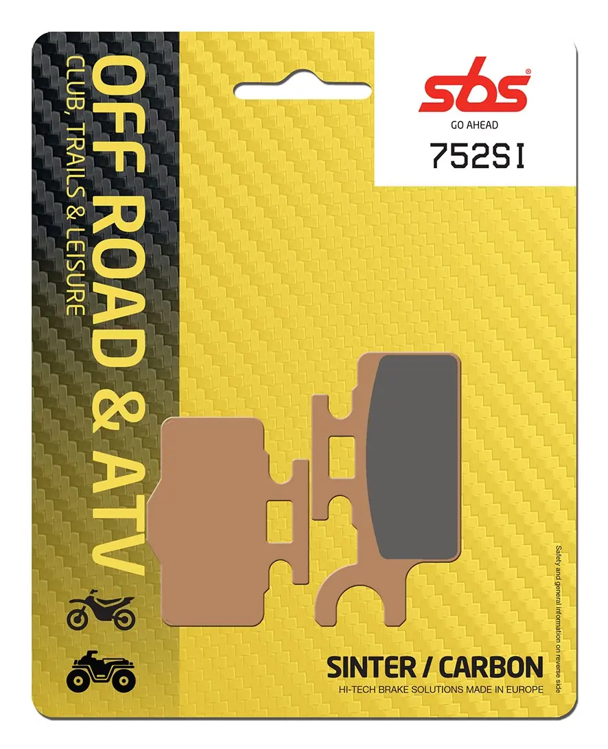 Plaquettes de frein frittées SBS SI Offroad