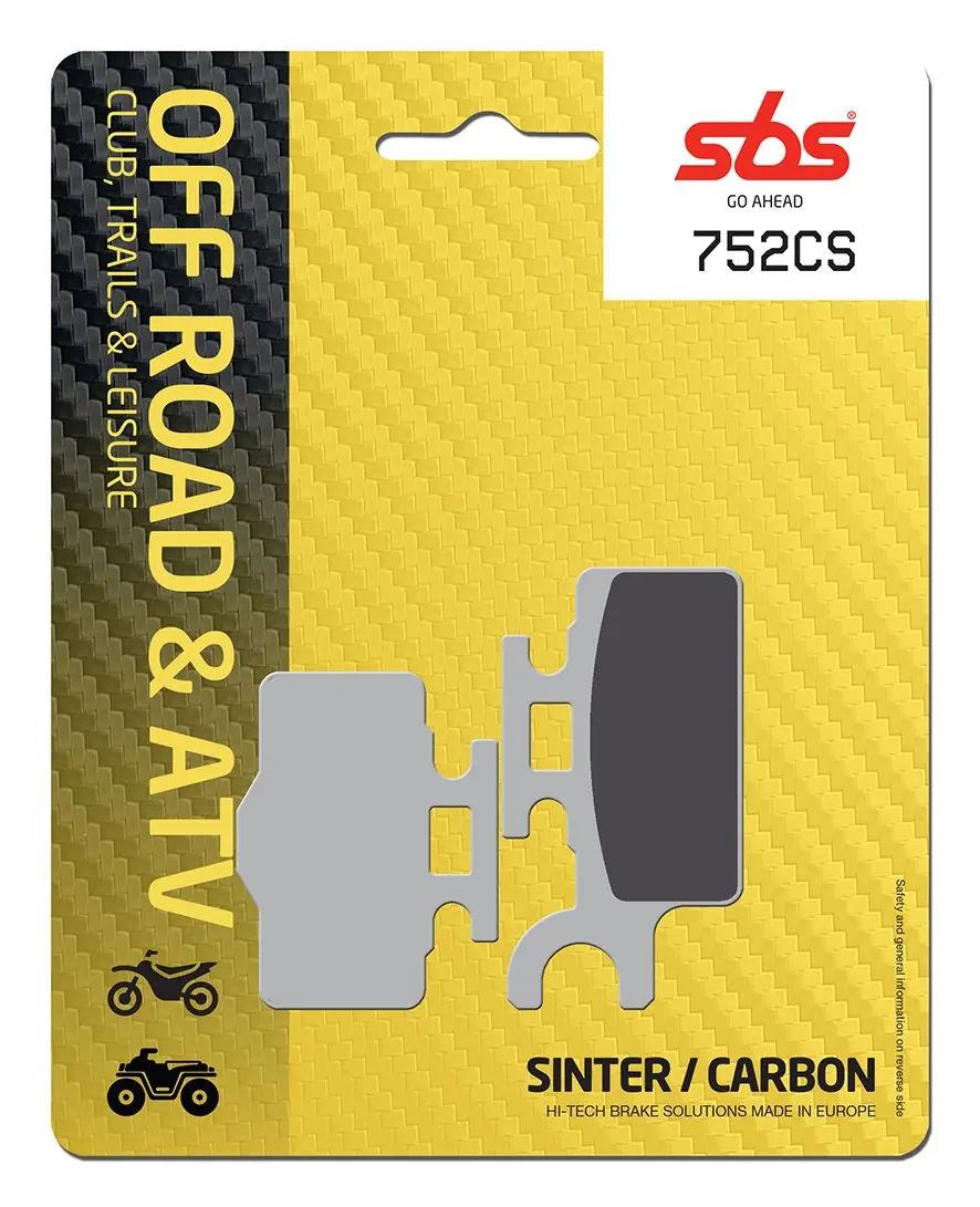 Plaquete de frână spate SBS 752CS