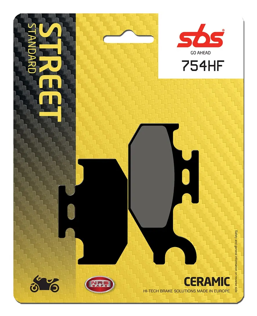 SBS HF Street 세라믹 오가닉 브레이크 패드