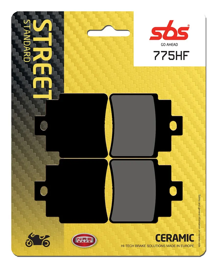 Plaquette de frein arrière SBS 775HF