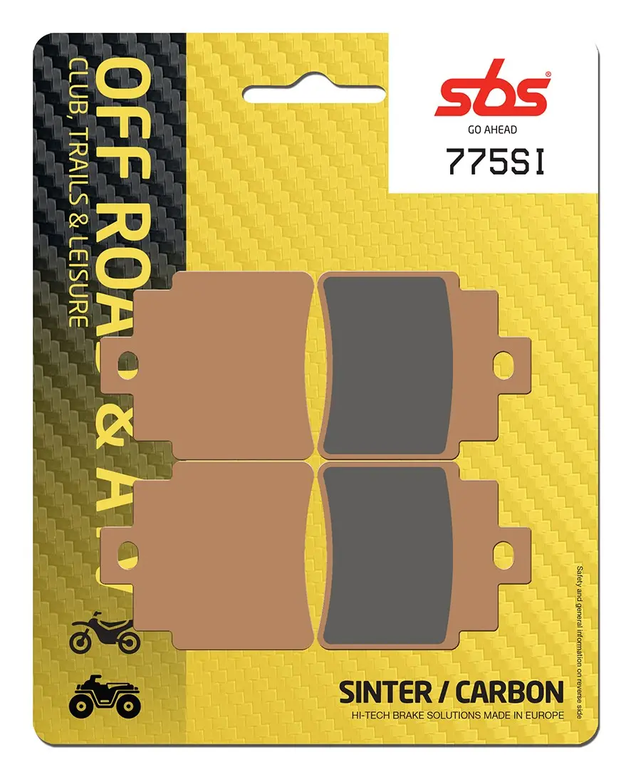 Plaquettes de frein frittées SBS SI Offroad