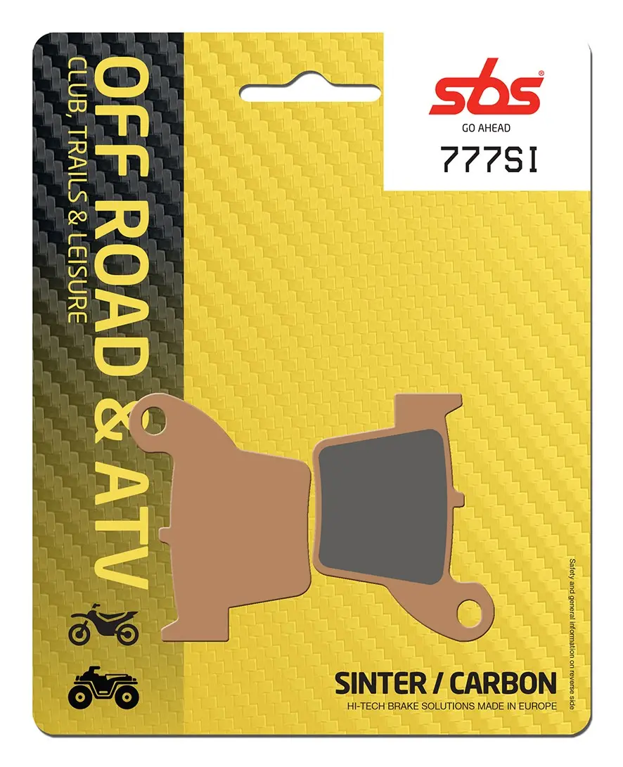 Plaquettes de frein frittées SBS SI Offroad