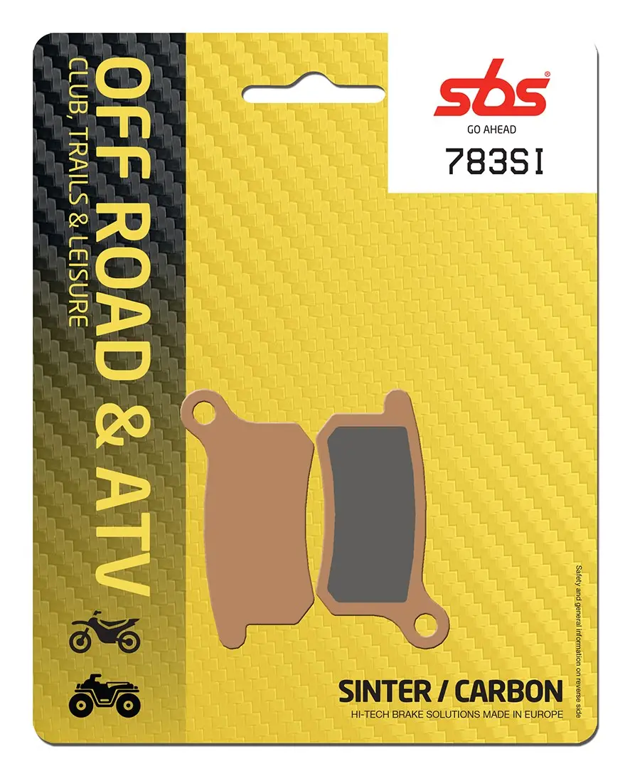 Plaquette de frein arrière SBS 783SI