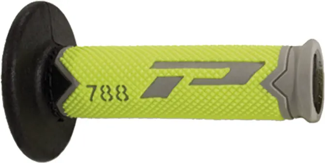 Poignées PROGRIP 788 Gris/Jaune Fluo/Noir 22/25