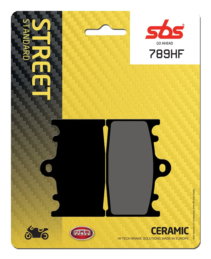 Plaquettes de frein arrière SBS 789HF