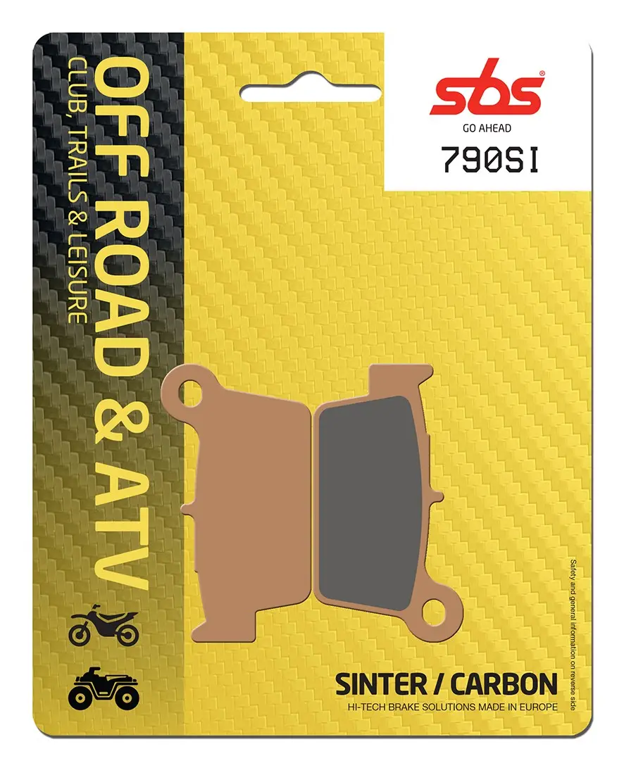 Plaquettes de frein frittées SBS SI Offroad