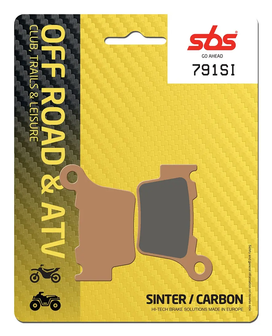 Plaquettes de frein frittées SBS SI Offroad