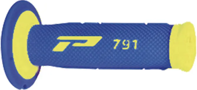 Progrip ৭৯১ ডাবল ডেনসিটি বেস ফ্লুইরো হলুদ ফ্লুইরো-নীল ক্লোজড এন্ড ১১৫ মিমি হ্যান্ডগ্রিপ কভার — 2তম ভিউ