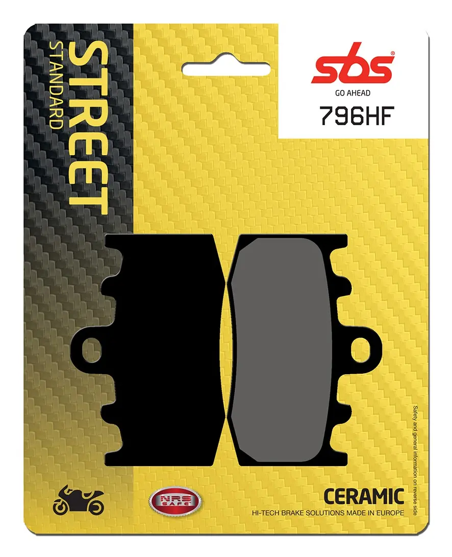 Plaquettes de frein arrière SBS 796 (HF)