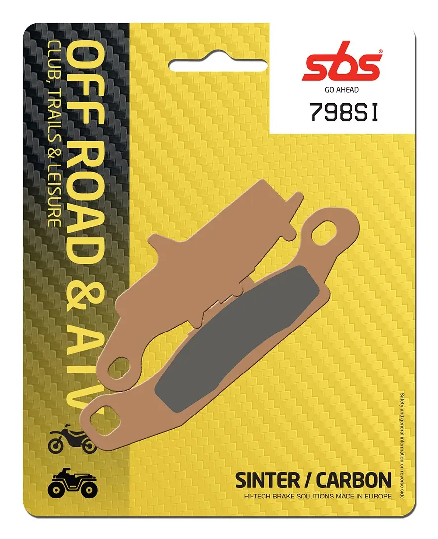 Plaquettes de frein frittées SBS SI Offroad