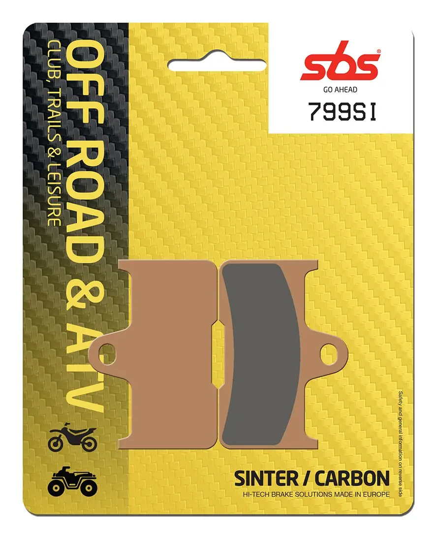Plaquettes de frein frittées SBS SI Offroad