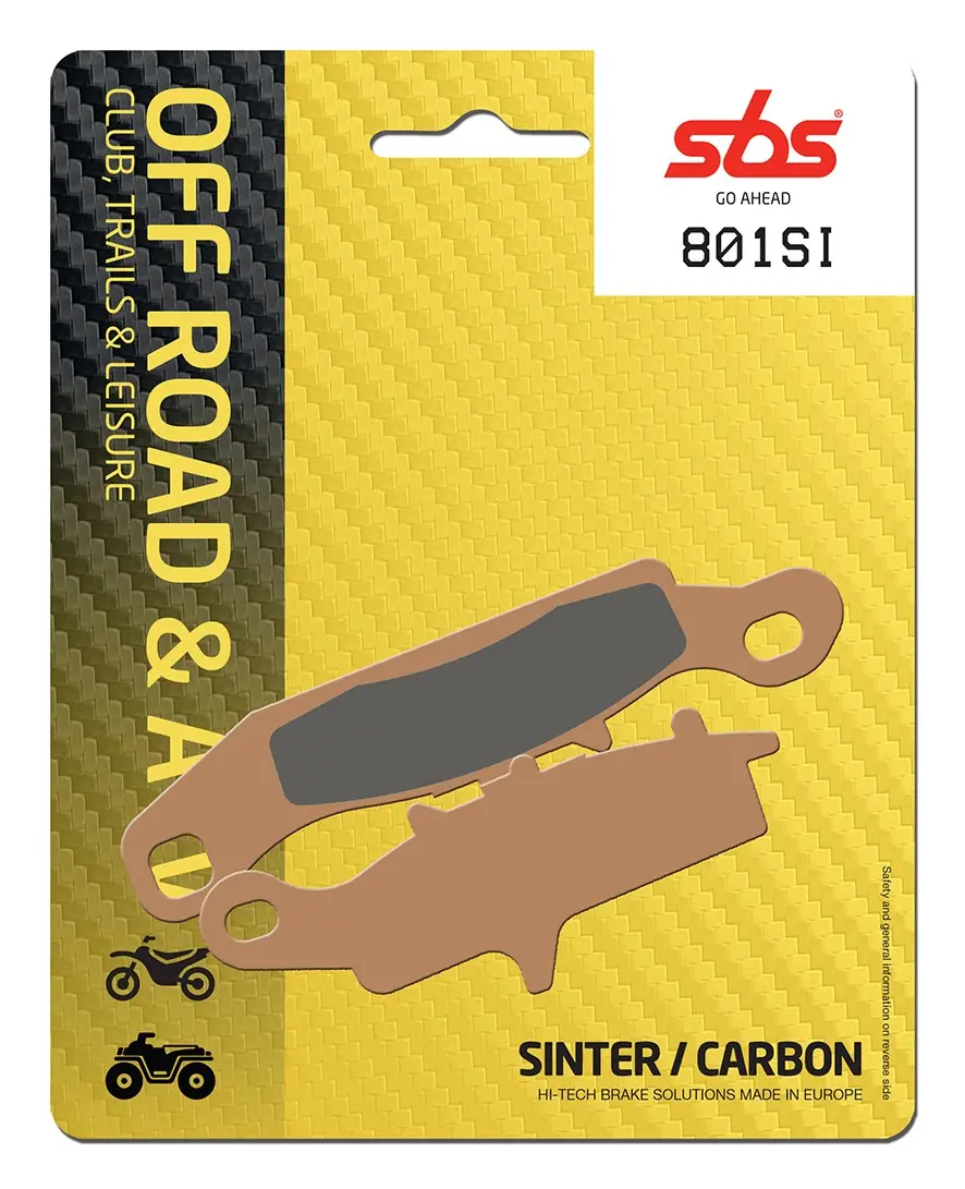 Plaquettes de frein frittées SBS SI Offroad