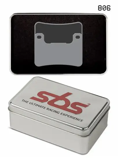 Plaquettes de frein double frittées SBS DS Racing