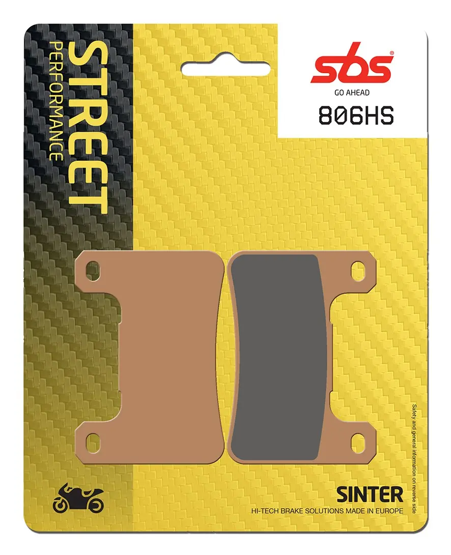 Bremsbeläge hinten SBS 806 (HS)