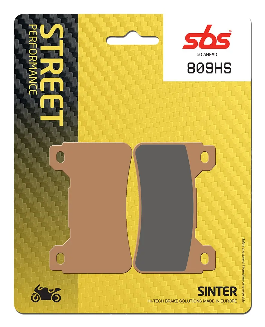 Plaquettes de frein arrière SBS 809 HS