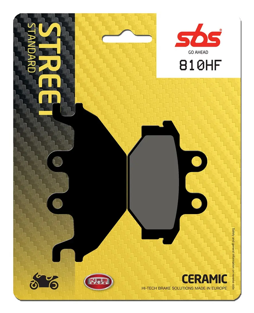 Plaquettes de frein arrière SBS 810 HF