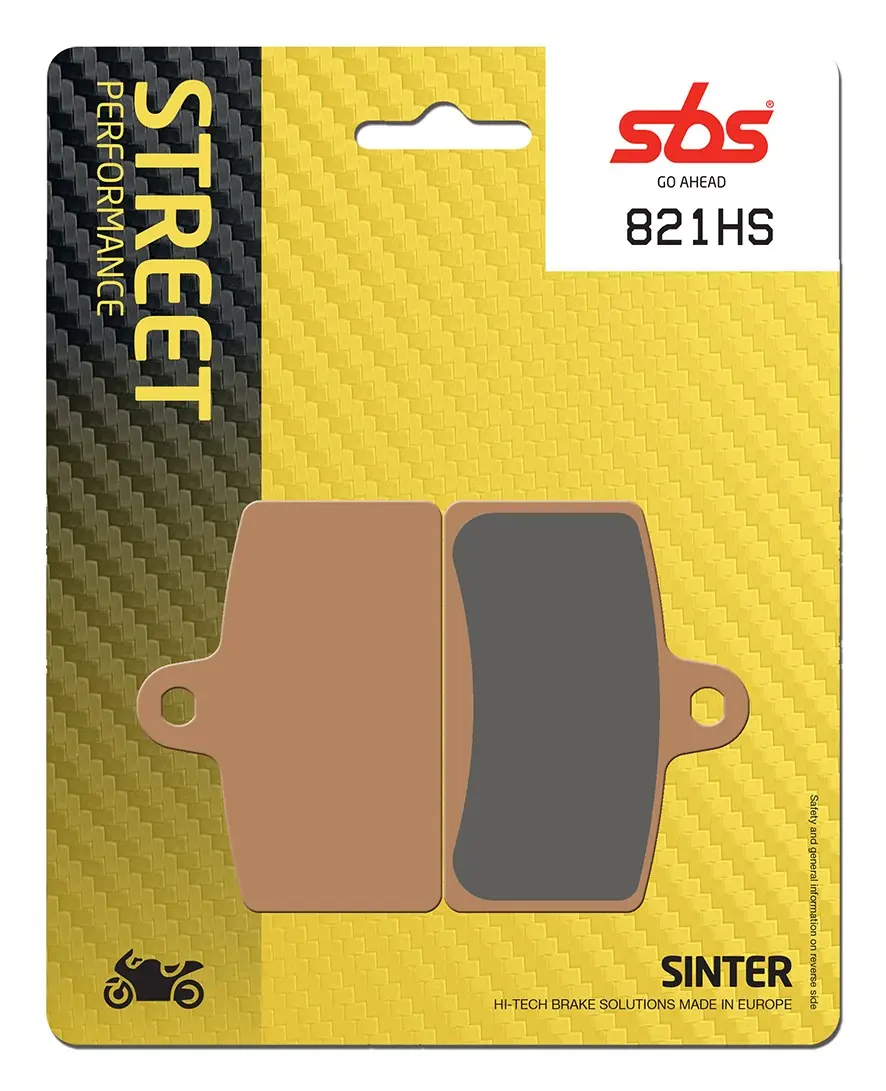 Передние тормозные колодки спечённые SBS HS Street Excel