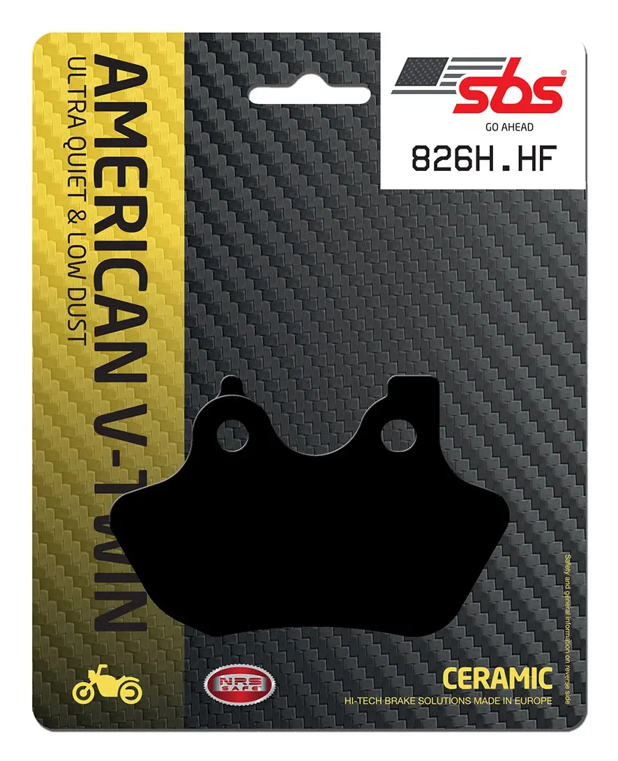 Plaquettes de frein en céramique SBS pour Harley/Buell