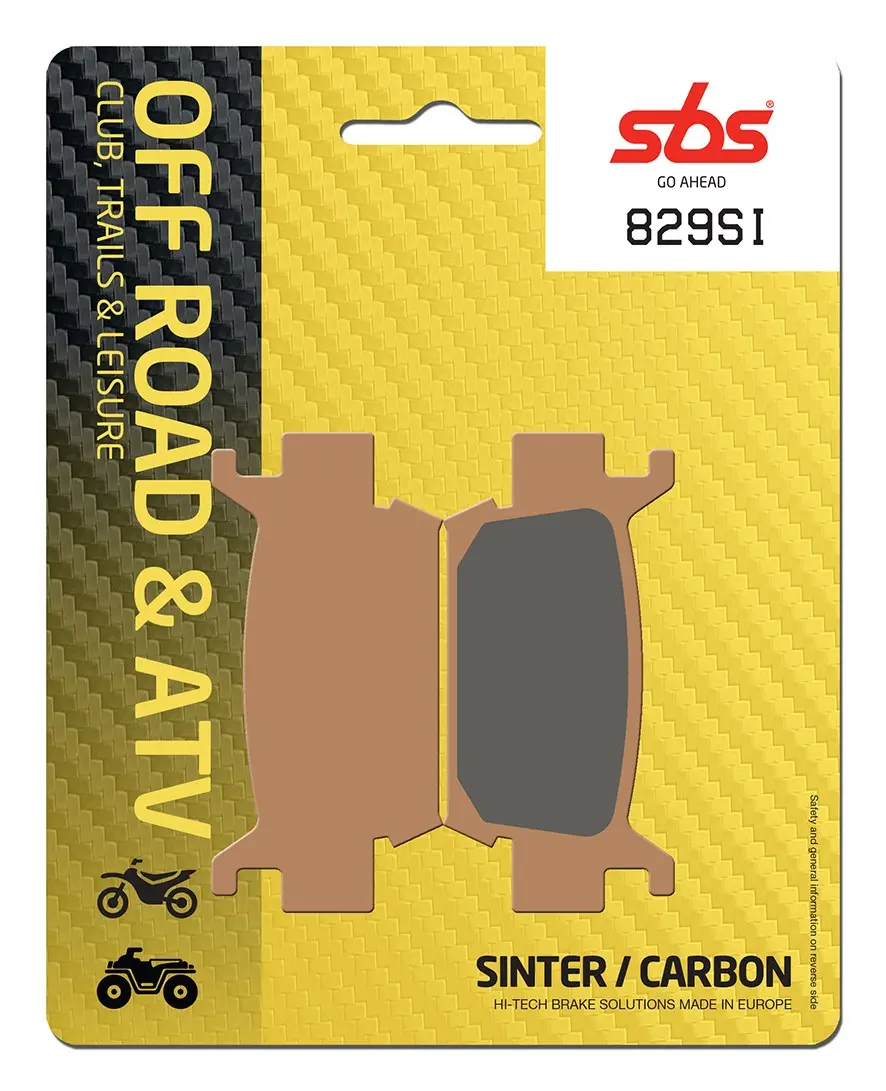 Plaquettes de frein arrière SBS 829SI