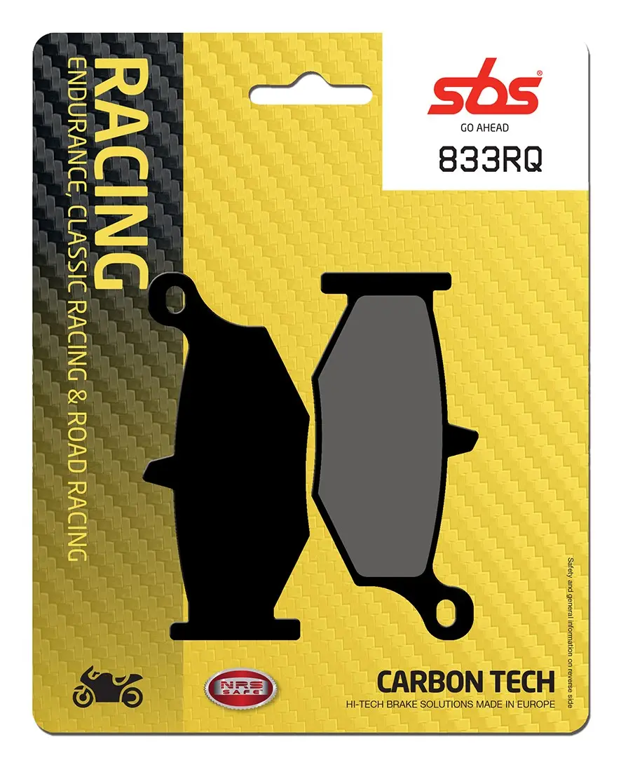 Plaquettes de frein arrière SBS 833 RQ