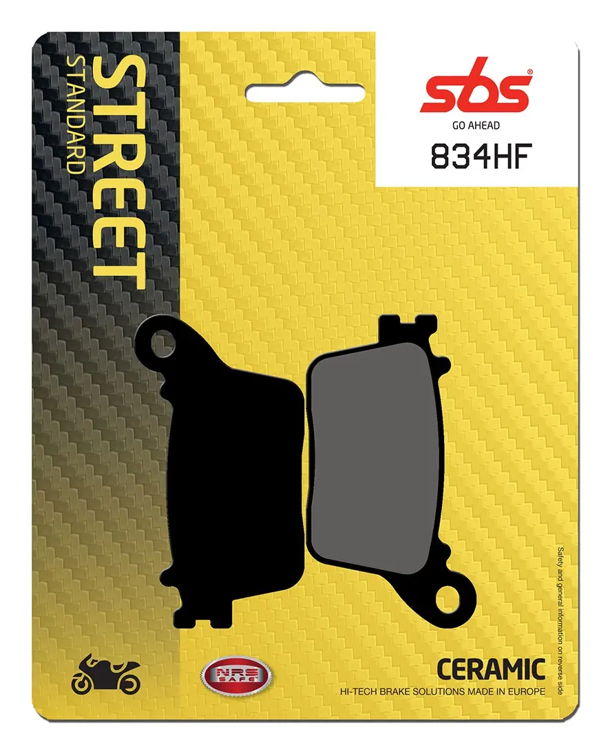 SBS 834HF 후면 브레이크 패드