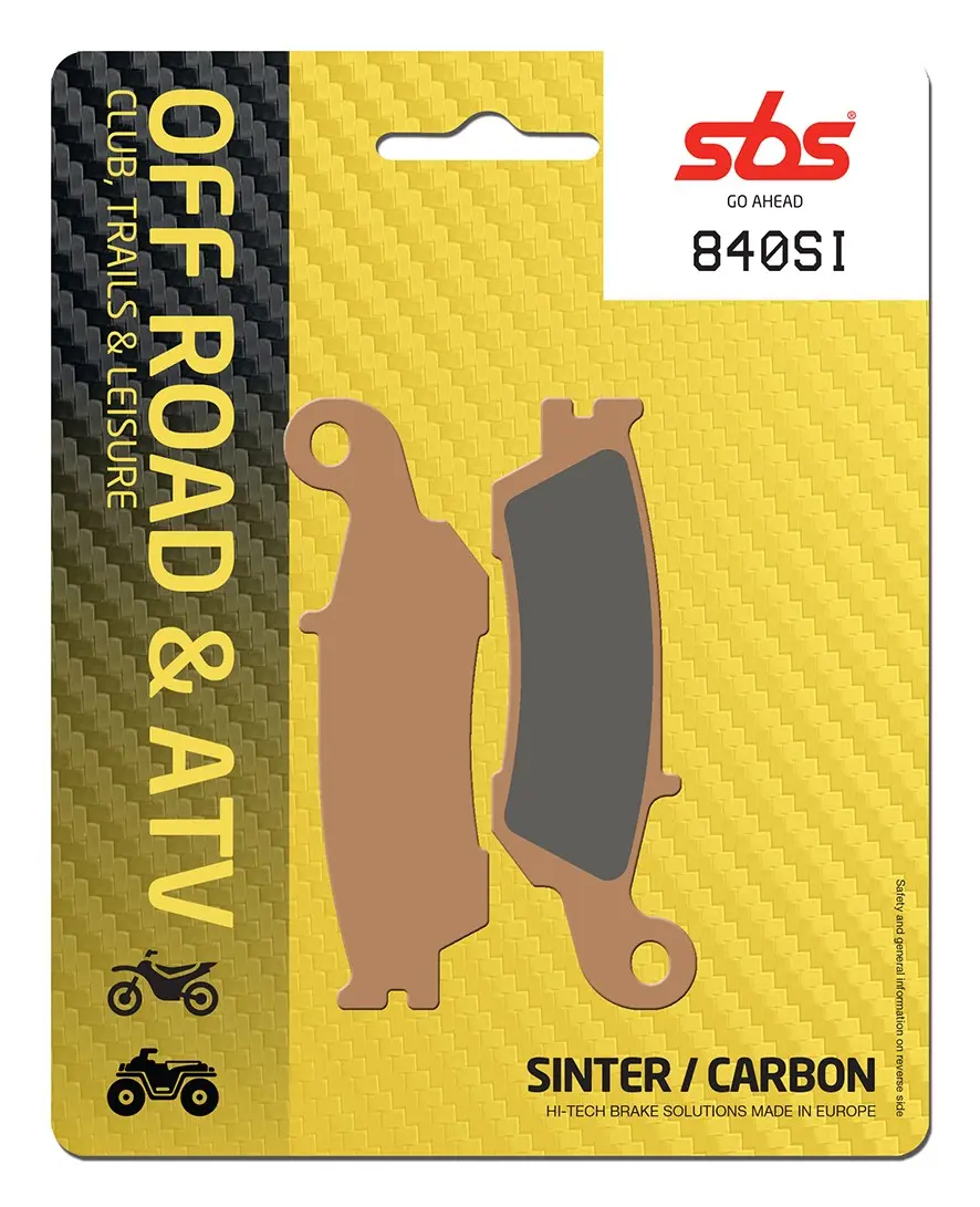 Plaquettes de frein frittées SBS SI Offroad