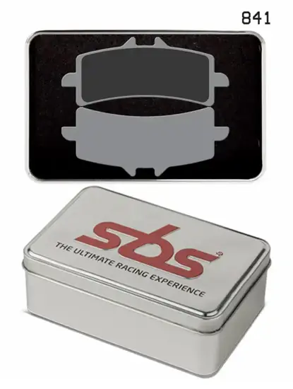 Plaquettes de frein double frittées SBS DS Racing