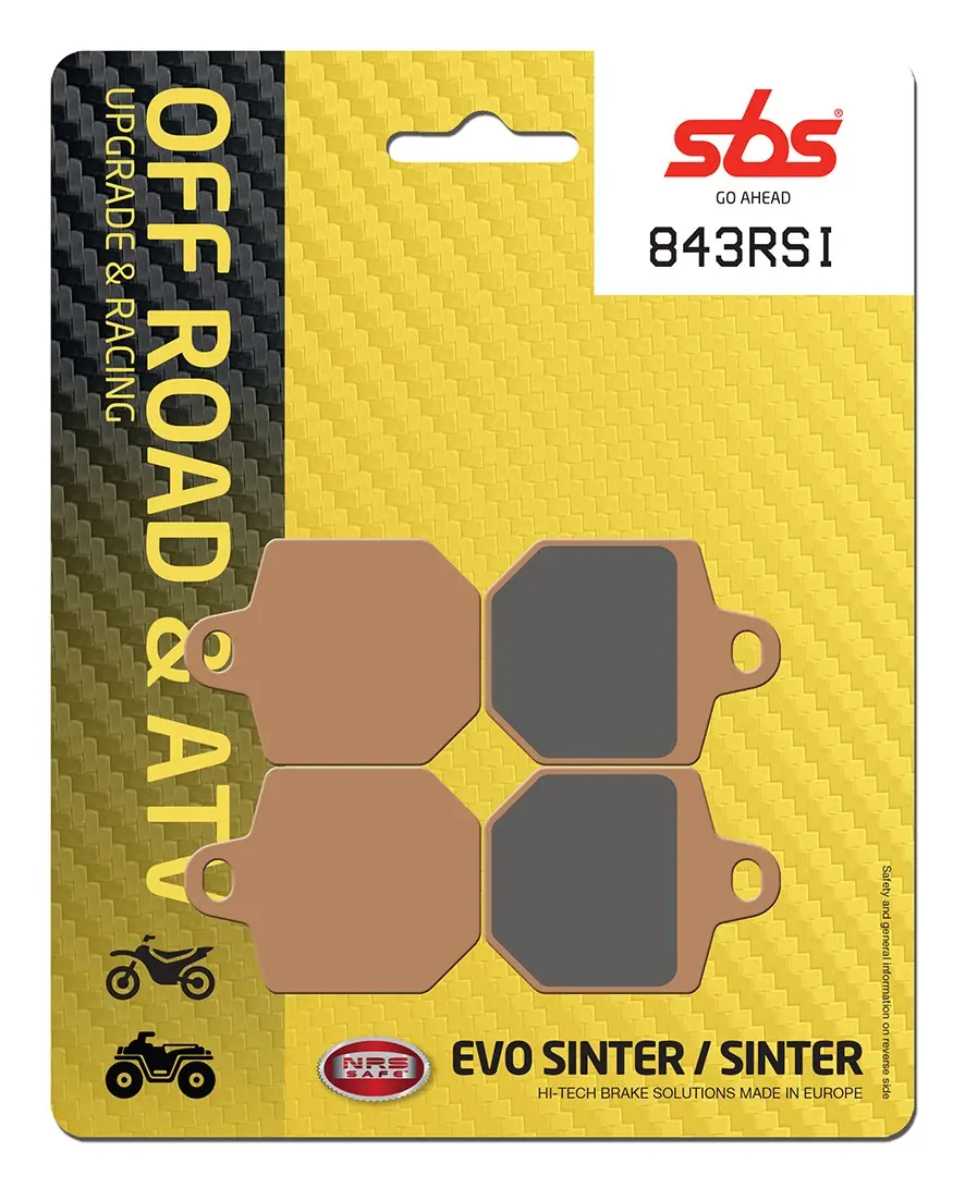SBS 843RSI 후면 브레이크 패드