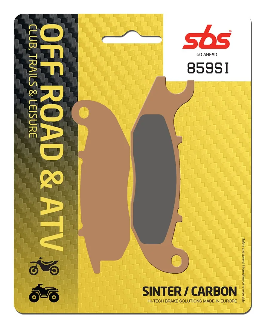 Plaquettes de frein arrière SBS 859SI