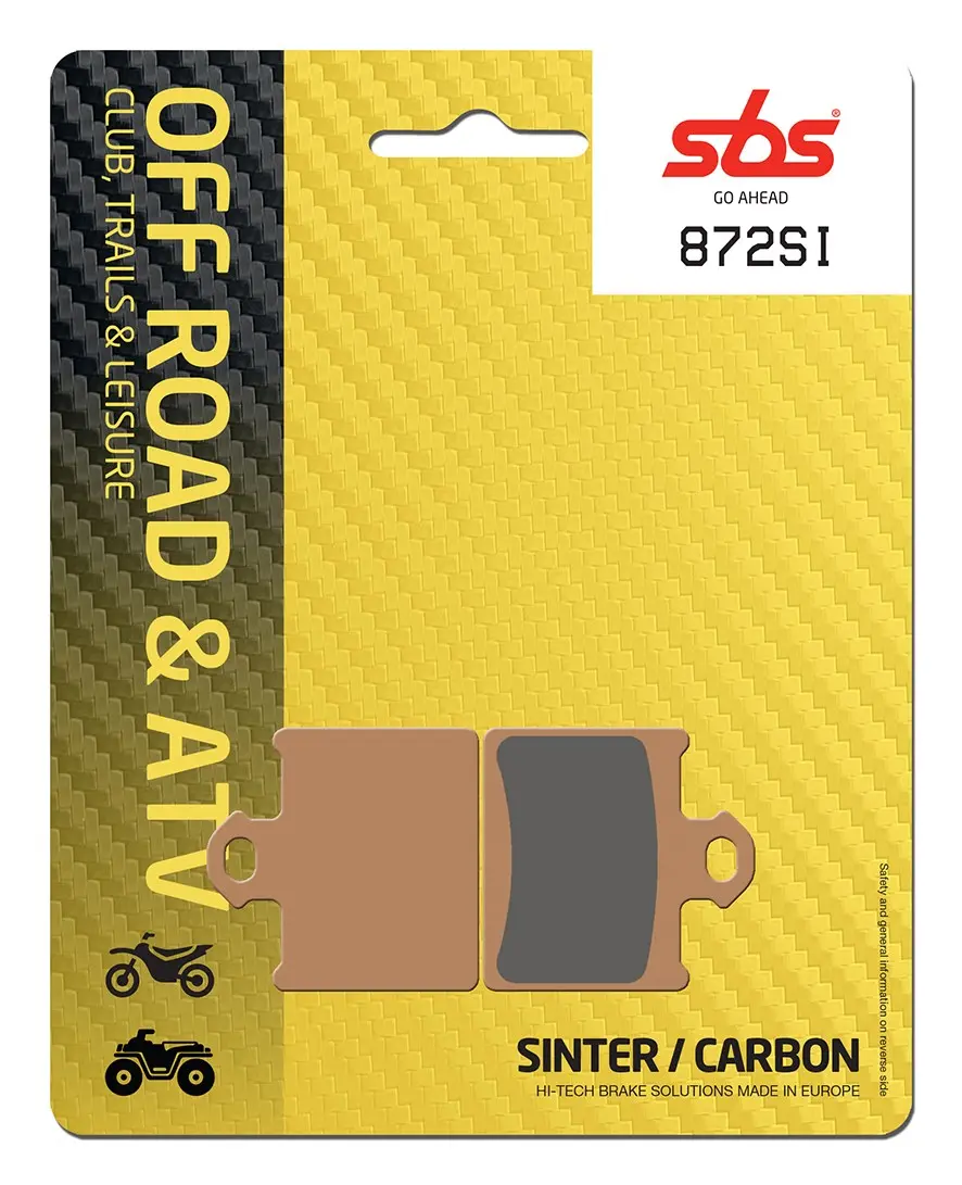 Plaquettes de frein frittées SBS SI Offroad