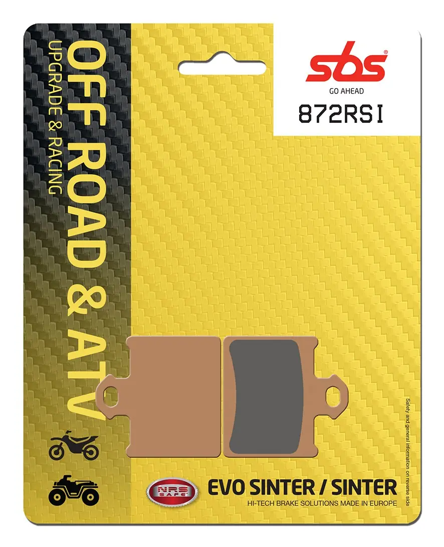 Bremsbeläge hinten SBS 872RSI