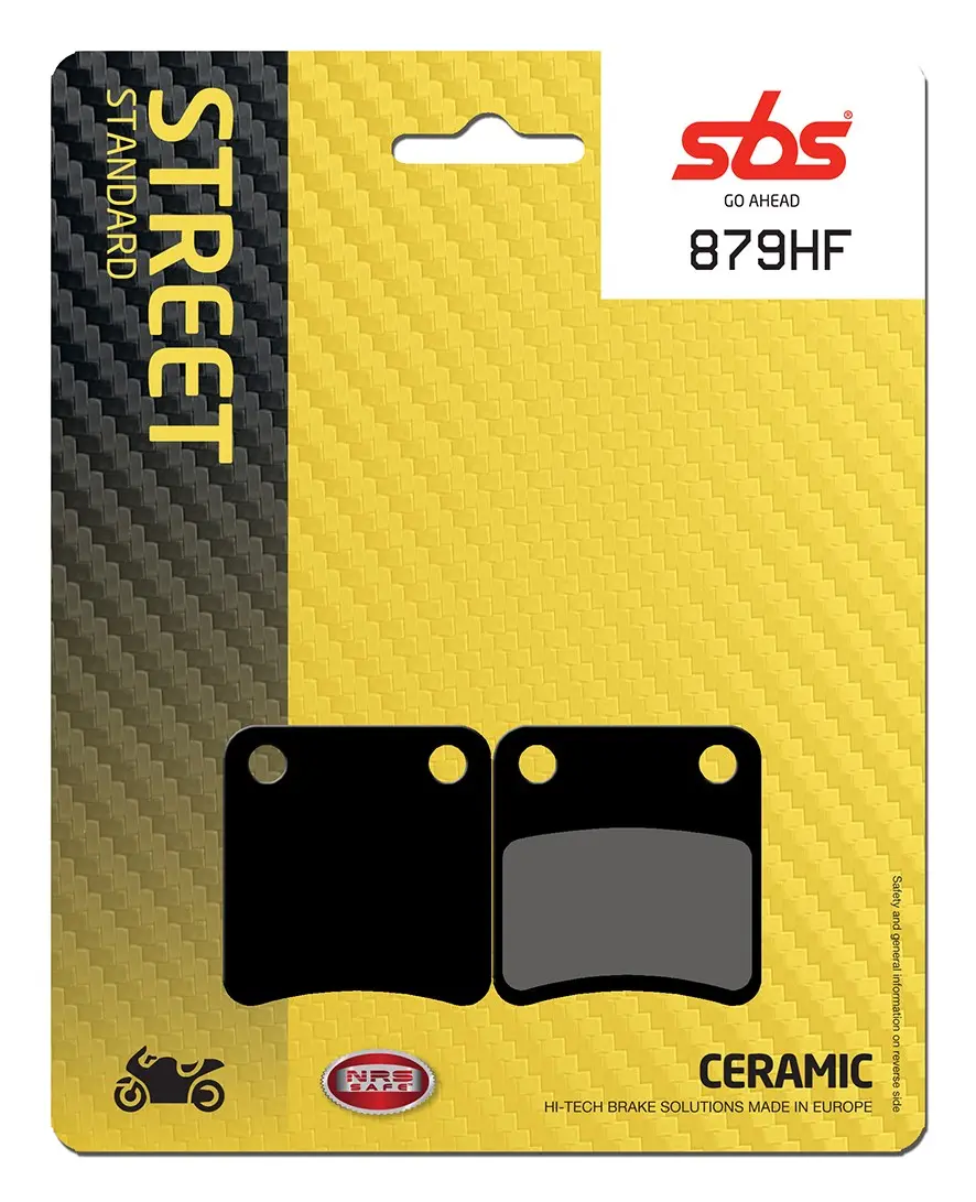 Plaquettes de frein céramique organiques HF Street SBS