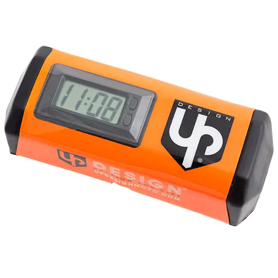 UP Design 내장 시계 오렌지색 핸들 그립