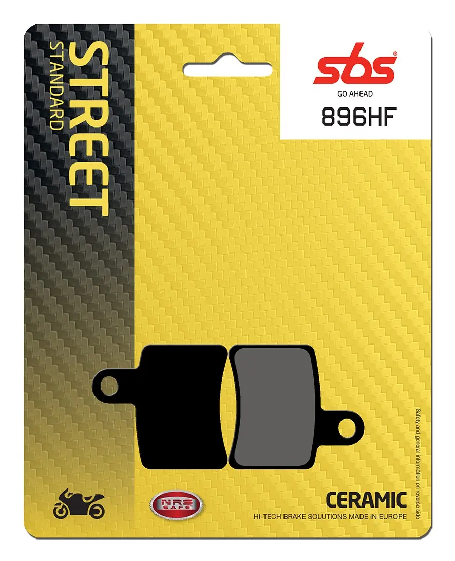 Plaquettes de frein arrière SBS 896HF