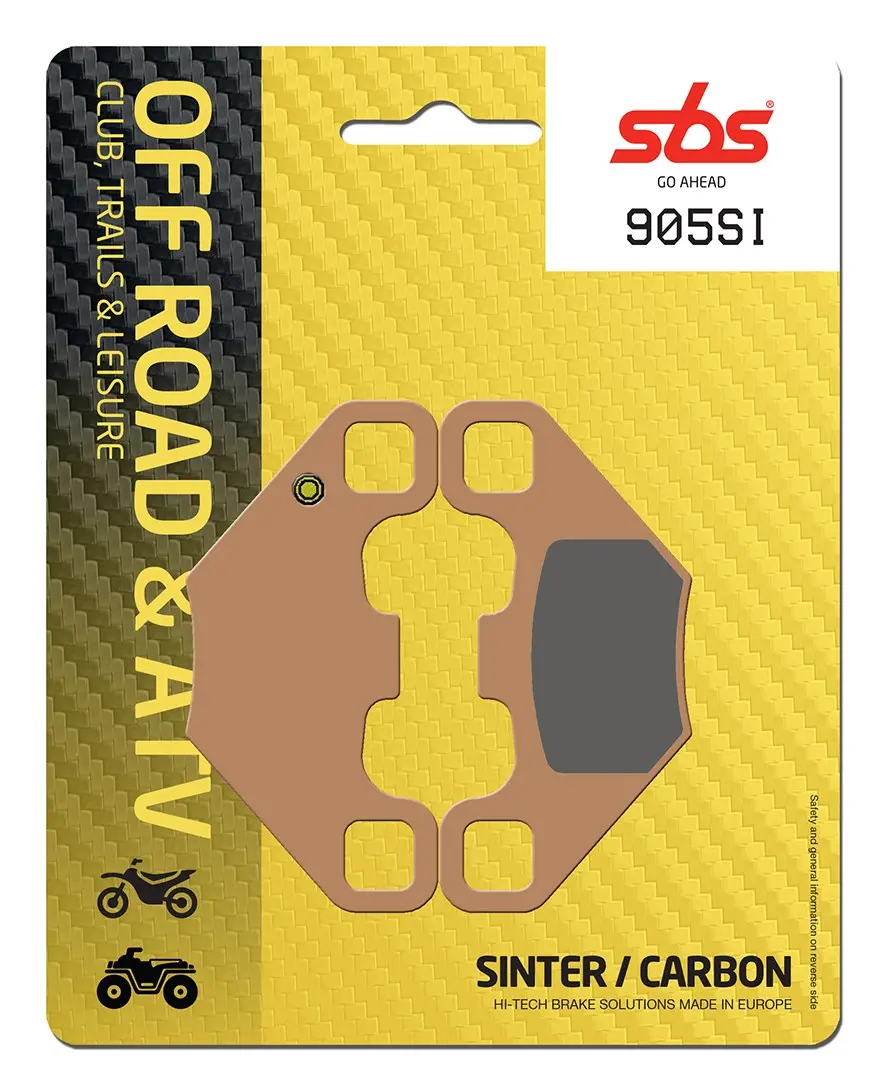 Plaquettes de frein arrière SBS 905SI