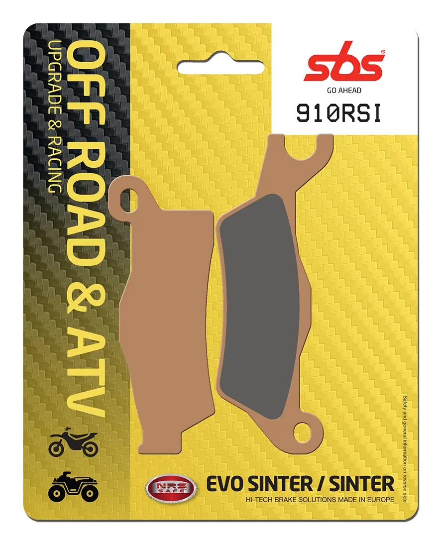 Plaquettes de frein arrière SBS 910RSI
