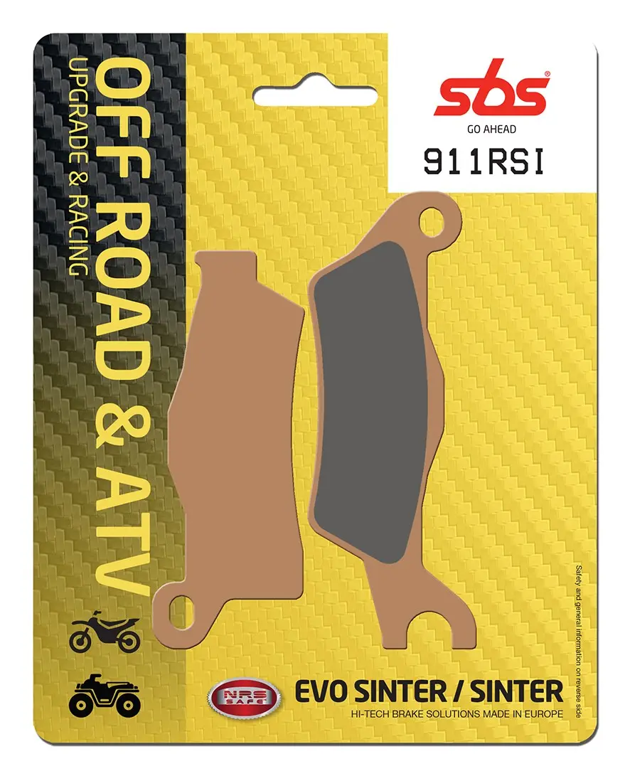 Plaquettes de frein frittées SBS RSI Offroad Racing