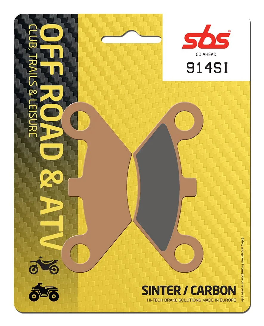Plaquettes de frein frittées SBS SI Offroad