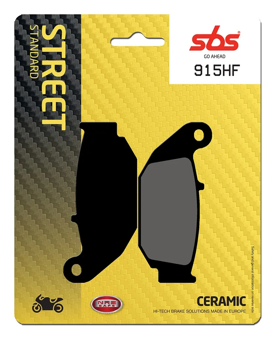 Plaquettes de frein céramique organiques HF Street SBS
