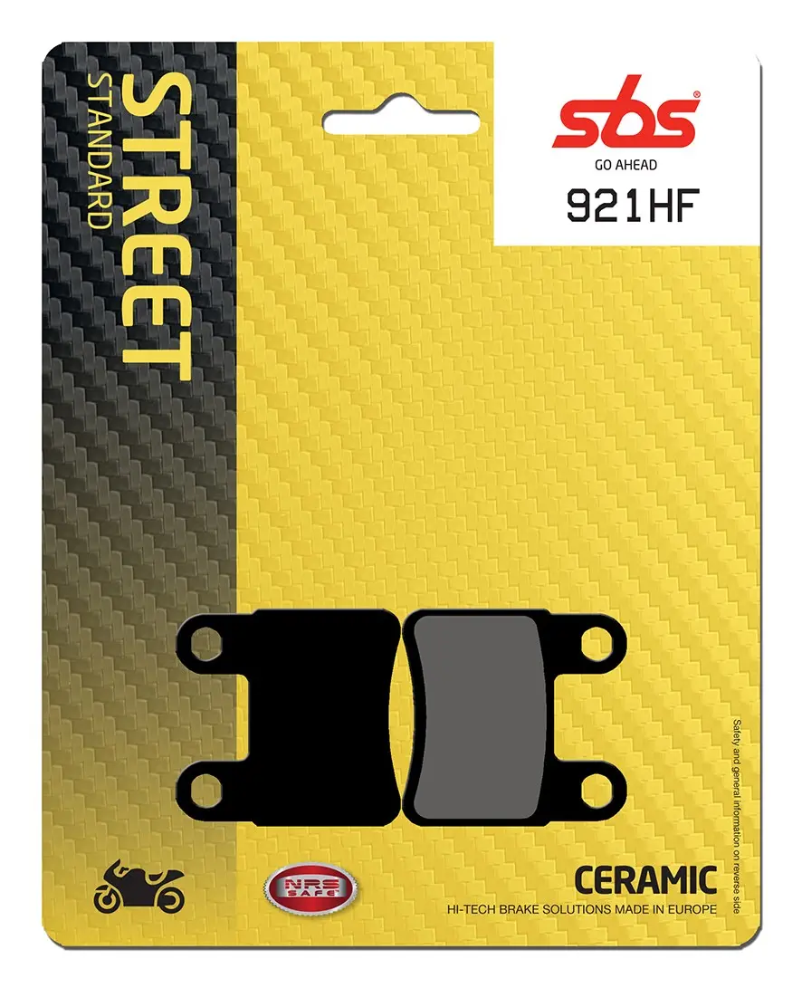 Plaquettes de frein arrière SBS 921HF
